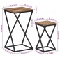 vidaXL Beistelltische 2 Stk. Recyceltes Massivholz Teak vidaXL Beistelltische 2 Stk. Recyceltes Massivholz Teak