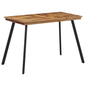 vidaXL Esstisch 120x62x76 cm Massivholz Teak