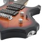 vidaXL E-Gitarre für Anfänger mit Tasche Braun und Schwarz 4/4 39" vidaXL E-Gitarre für Anfänger mit Tasche Braun und Schwarz 4/4 39"