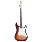 vidaXL E-Gitarre für Anfänger mit Tasche Braun und Weiß 4/4 39" vidaXL E-Gitarre für Anfänger mit Tasche Braun und Weiß 4/4 39"