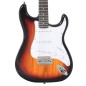 vidaXL E-Gitarre für Anfänger mit Tasche Braun und Weiß 4/4 39" vidaXL E-Gitarre für Anfänger mit Tasche Braun und Weiß 4/4 39"