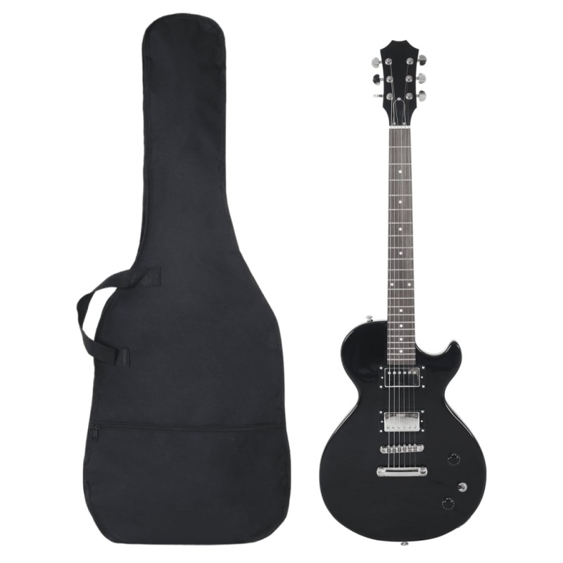vidaXL E-Gitarre für Anfänger mit Tasche Schwarz 4/4 39" vidaXL E-Gitarre für Anfänger mit Tasche Schwarz 4/4 39"