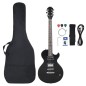 vidaXL E-Gitarre für Anfänger mit Tasche Schwarz 4/4 39" vidaXL E-Gitarre für Anfänger mit Tasche Schwarz 4/4 39"