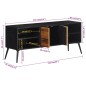 vidaXL TV-Schrank 112x31x45 cm Recyceltes Massivholz Teak vidaXL TV-Schrank 112x31x45 cm Recyceltes Massivholz Teak