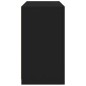 vidaXL Sideboard mit LED-Leuchten Schwarz 60,5x37x67 cm vidaXL Sideboard mit LED-Leuchten Schwarz 60,5x37x67 cm