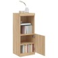 vidaXL Sideboard mit LED-Leuchten Sonoma-Eiche 41x37x100 cm vidaXL Sideboard mit LED-Leuchten Sonoma-Eiche 41x37x100 cm