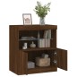 vidaXL Sideboard mit LED-Leuchten Braun Eichen-Optik 60x37x67 cm vidaXL Sideboard mit LED-Leuchten Braun Eichen-Optik 60x37x67 cm