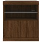 vidaXL Sideboard mit LED-Leuchten Braun Eichen-Optik 60x37x67 cm vidaXL Sideboard mit LED-Leuchten Braun Eichen-Optik 60x37x67 cm