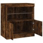 vidaXL Sideboard mit LED-Leuchten Räuchereiche 60x37x67 cm vidaXL Sideboard mit LED-Leuchten Räuchereiche 60x37x67 cm