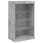 vidaXL Sideboard mit LED-Leuchten Betongrau 60,5x37x100 cm vidaXL Sideboard mit LED-Leuchten Betongrau 60,5x37x100 cm