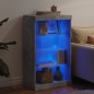 vidaXL Sideboard mit LED-Leuchten Betongrau 60,5x37x100 cm vidaXL Sideboard mit LED-Leuchten Betongrau 60,5x37x100 cm