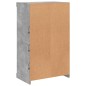 vidaXL Sideboard mit LED-Leuchten Betongrau 60,5x37x100 cm vidaXL Sideboard mit LED-Leuchten Betongrau 60,5x37x100 cm