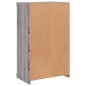vidaXL Sideboard mit LED-Leuchten Grau Sonoma 60,5x37x100 cm vidaXL Sideboard mit LED-Leuchten Grau Sonoma 60,5x37x100 cm