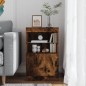 vidaXL Sideboard mit LED-Leuchten Räuchereiche 41x37x67 cm vidaXL Sideboard mit LED-Leuchten Räuchereiche 41x37x67 cm