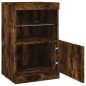 vidaXL Sideboard mit LED-Leuchten Räuchereiche 41x37x67 cm vidaXL Sideboard mit LED-Leuchten Räuchereiche 41x37x67 cm