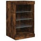 vidaXL Sideboard mit LED-Leuchten Räuchereiche 41x37x67 cm vidaXL Sideboard mit LED-Leuchten Räuchereiche 41x37x67 cm