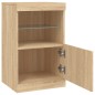 vidaXL Sideboard mit LED-Leuchten Sonoma-Eiche 41x37x67 cm vidaXL Sideboard mit LED-Leuchten Sonoma-Eiche 41x37x67 cm