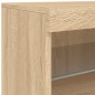 vidaXL Sideboard mit LED-Leuchten Sonoma-Eiche 41x37x67 cm vidaXL Sideboard mit LED-Leuchten Sonoma-Eiche 41x37x67 cm