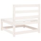 vidaXL Gartensofa ohne Armlehnen Weiß 70x70x67 cm Massivholz Kiefer vidaXL Gartensofa ohne Armlehnen Weiß 70x70x67 cm Massivholz Kiefer