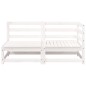 vidaXL Gartensofa 2-Sitzer Weiß Massivholz Kiefer vidaXL Gartensofa 2-Sitzer Weiß Massivholz Kiefer