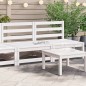 vidaXL Gartensofas ohne Armlehnen 2 Stk. Weiß 70x70x67 cm Kiefernholz vidaXL Gartensofas ohne Armlehnen 2 Stk. Weiß 70x70x67 cm Kiefernholz