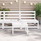 vidaXL Gartensofas ohne Armlehnen 2 Stk. Weiß 70x70x67 cm Kiefernholz vidaXL Gartensofas ohne Armlehnen 2 Stk. Weiß 70x70x67 cm Kiefernholz
