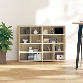 vidaXL Sideboard Sonoma-Eiche 97x32x72 cm Holzwerkstoff