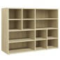 vidaXL Sideboard Sonoma-Eiche 97x32x72 cm Holzwerkstoff vidaXL Sideboard Sonoma-Eiche 97x32x72 cm Holzwerkstoff