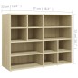 vidaXL Sideboard Sonoma-Eiche 97x32x72 cm Holzwerkstoff vidaXL Sideboard Sonoma-Eiche 97x32x72 cm Holzwerkstoff
