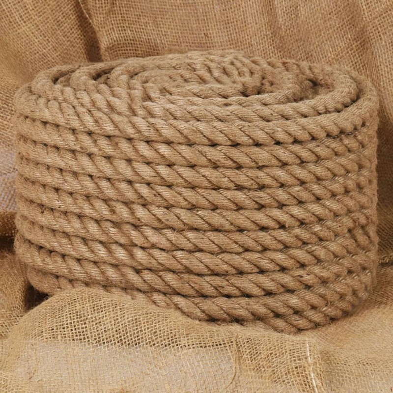 vidaXL Juteseil 50 m Länge 24 mm Stärke vidaXL Juteseil 50 m Länge 24 mm Stärke