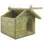 vidaXL Hundehütte mit Dach Imprägniertes Kiefernholz vidaXL Hundehütte mit Dach Imprägniertes Kiefernholz