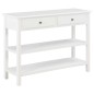 vidaXL Sideboard Weiß 110x35x80 cm MDF vidaXL Sideboard Weiß 110x35x80 cm MDF