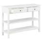 vidaXL Sideboard Weiß 110x35x80 cm MDF vidaXL Sideboard Weiß 110x35x80 cm MDF