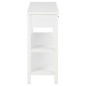 vidaXL Sideboard Weiß 110x35x80 cm MDF vidaXL Sideboard Weiß 110x35x80 cm MDF