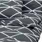 vidaXL Bettwäsche-Set Grau 200x200 cm Baumwolle vidaXL Bettwäsche-Set Grau 200x200 cm Baumwolle