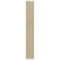 vidaXL Bücherregal 5 Fächer Weiß Sonoma-Eiche 80x24x175 Holzwerkstoff vidaXL Bücherregal 5 Fächer Weiß Sonoma-Eiche 80x24x175 Holzwerkstoff