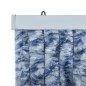 vidaXL Insektenschutz-Vorhang Blau, Weiß und Silbern 56x185cm Chenille vidaXL Insektenschutz-Vorhang Blau, Weiß und Silbern 56x185cm Chenille