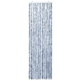 vidaXL Insektenschutz-Vorhang Silbern 56x200 cm Chenille