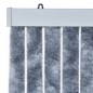 vidaXL Insektenschutz-Vorhang Silbern 56x200 cm Chenille vidaXL Insektenschutz-Vorhang Silbern 56x200 cm Chenille