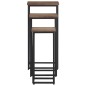 vidaXL Pflanzenständer 3 Stk. Massivholz Teak vidaXL Pflanzenständer 3 Stk. Massivholz Teak