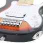 vidaXL E-Gitarre für Kinder mit Tasche Braun und Weiß 3/4 30" vidaXL E-Gitarre für Kinder mit Tasche Braun und Weiß 3/4 30"