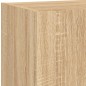 vidaXL 5-tlg. Wohnwand mit LED-Beleuchtung Sonoma-Eiche Holzwerkstoff vidaXL 5-tlg. Wohnwand mit LED-Beleuchtung Sonoma-Eiche Holzwerkstoff