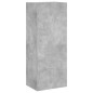 vidaXL 5-tlg. Wohnwand Betongrau Holzwerkstoff vidaXL 5-tlg. Wohnwand Betongrau Holzwerkstoff