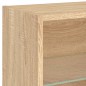 vidaXL 5-tlg. Wohnwand mit LED-Beleuchtung Sonoma-Eiche Holzwerkstoff vidaXL 5-tlg. Wohnwand mit LED-Beleuchtung Sonoma-Eiche Holzwerkstoff