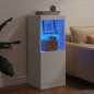 vidaXL Sideboard mit LED-Beleuchtung Weiß 41x37x100 cm vidaXL Sideboard mit LED-Beleuchtung Weiß 41x37x100 cm