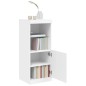 vidaXL Sideboard mit LED-Beleuchtung Weiß 41x37x100 cm vidaXL Sideboard mit LED-Beleuchtung Weiß 41x37x100 cm
