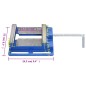 vidaXL Maschinenschraubstock Blau 150 mm Gusseisen vidaXL Maschinenschraubstock Blau 150 mm Gusseisen