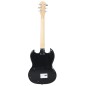 vidaXL E-Gitarre für Anfänger mit Tasche Braun und Schwarz 4/4 39" vidaXL E-Gitarre für Anfänger mit Tasche Braun und Schwarz 4/4 39"