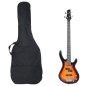 vidaXL E-Bass für Anfänger mit Tasche Braun und Schwarz 4/4 46" vidaXL E-Bass für Anfänger mit Tasche Braun und Schwarz 4/4 46"