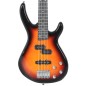 vidaXL E-Bass für Anfänger mit Tasche Braun und Schwarz 4/4 46" vidaXL E-Bass für Anfänger mit Tasche Braun und Schwarz 4/4 46"